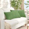 Sofa Cushions 2 Pieces Light Green 80 x 40 cm Cord Fabric