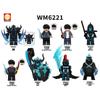 WM6221 Серия Аниме Детские Конструкторы Игрушки, Модели 3027-3034.