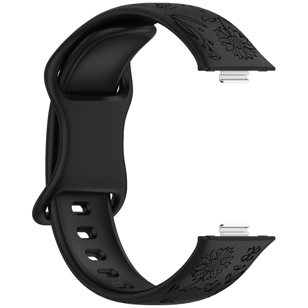 Силиконовый Гравированный Женский Ремешок для Huawei Fit5 5Pro Замена Браслета на Запястье для Huawei Fit4 4Pro 3 Браслет Аксессуары для Браслета