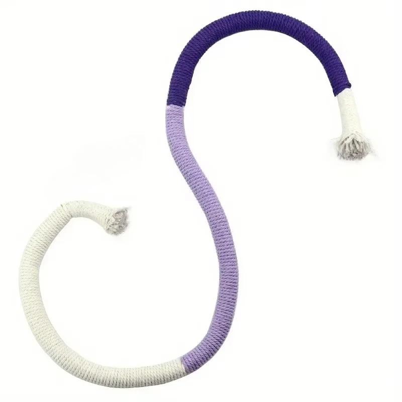Cat Chew Toys Interactive Molar Cotton Rope Toys Silvervine Cat Teaser Toy Clean Mouth Kitten Play Toy Pet Supplies Accessories