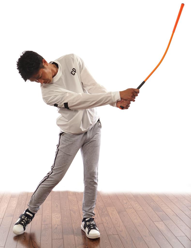 Живой изгиб свинга средний 97 см автоматический поворот лица мелкий замах гольф-снаряжение для первой руки для гольфа тренировочное оборудование (Средний размер,/Оранжевый)