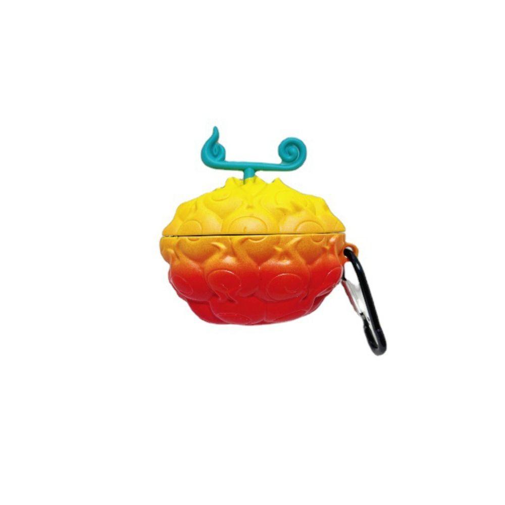 Силиконовый чехол для наушников, защитный чехол, новый чехол для наушников с дьявольским фруктом для Airpods 1 2 3 Pro