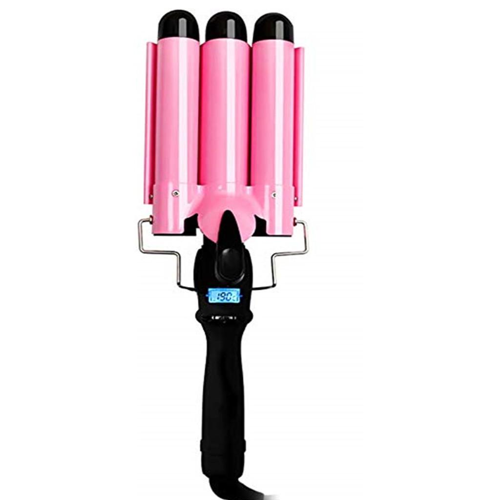 Щипцы для завивки Ramidos Wave Iron 3 ствола Wave Curl Pro с ЖК-дисплеем