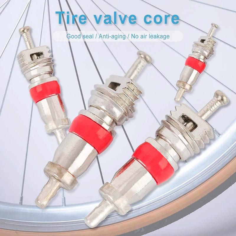 Набор из трех ключей для сердечников вентилей автомобильных шин, четыре в одном инструмента для ремонта, установки и разборки вентилей, ключ для электромобиля