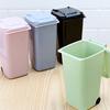 Multi-Functional With Cover Workspace Pen Holder Garbage Storage Box Mini Trash Can Desktop Bin