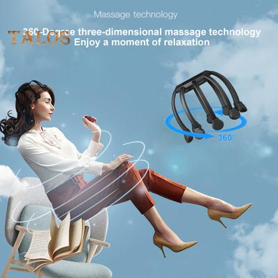 Электрический массажер для кожи головы, 3 регулируемых режима интенсивности, конструкция из 10 лапок, беспроводная аккумуляторная электрическая головная массажер с низким уровнем шума