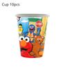 Cartoon Sesames Streets Birthday Party Supplies Kids Disposable Tableware Cup Plate Napkin Tablecloth Balloon Banner Decoration
