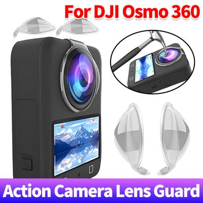 Для DJI Osmo 360 Экшн-камеры Защита объектива Износостойкая Защитная крышка для камеры Бесшовная пластиковая крышка объектива Защитная накладка для объектива