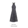 Kaslead New Arrival Women's Clothing Fashion Style Fashion Minimalist Dot Hanging Collar Dress 5039227