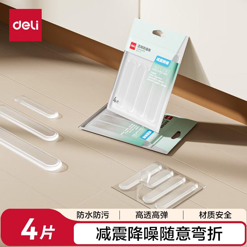 Deli Transparent Silicone Anti-Collision Protector Pads