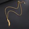 Imam Ali Zolfikar Sword Necklace Pendant Stainless Steel Men'S Amulet Islamic Muslim Jewelry Gift