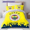 Fenerbahçe Sports Club Pattern Bedding,Quilt Set Quilt Cover Pillowcase Home Birthday Gift(1 * duvet cover + 2 * pillowcase, without core)