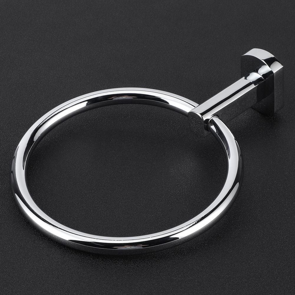 Stainless Steel Towel Ring Holder Round Wall Mounted Towel Rack Bathroom Accessories