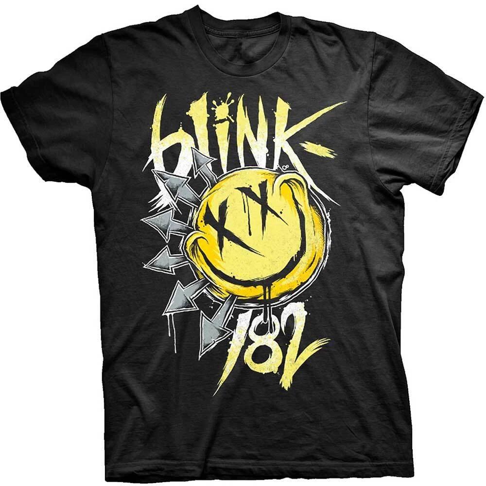 Blink 182 Big Smile Official Casual TShirt Mens and Womens Luxury Brand Top