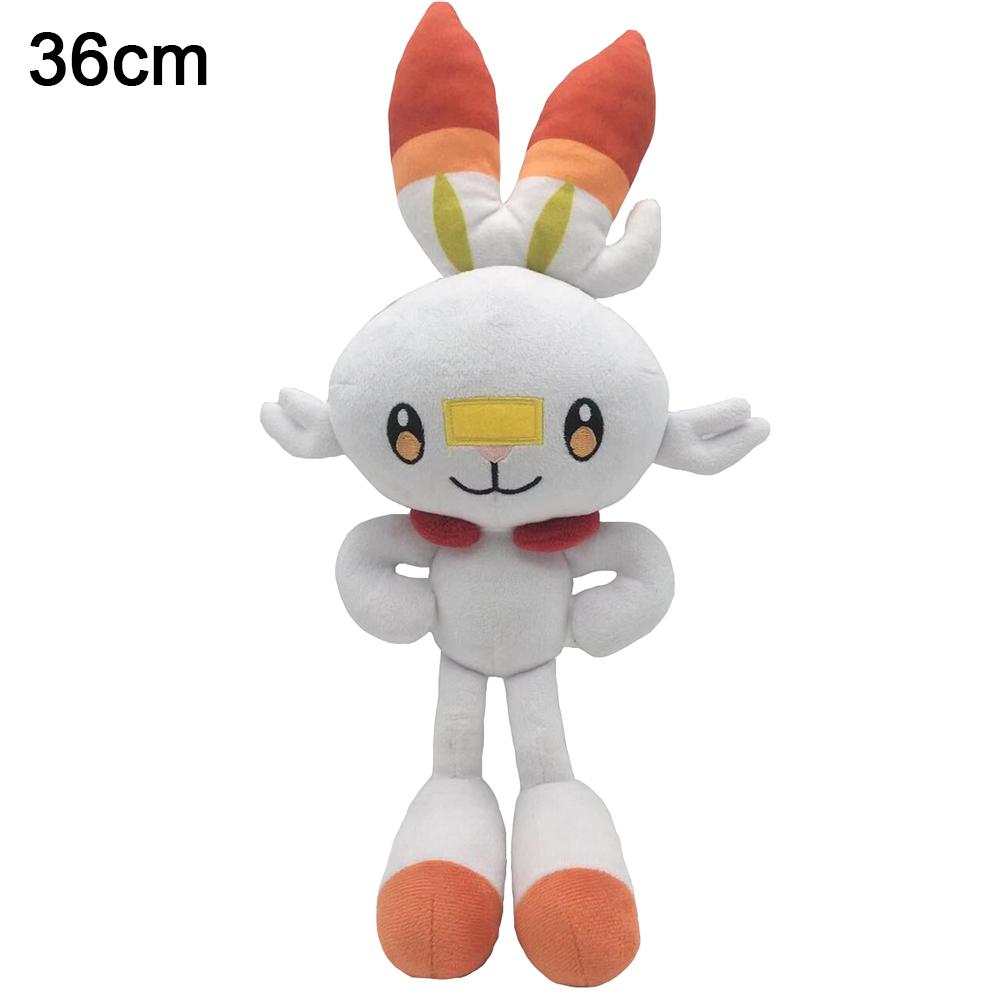 Плюшевые игрушки Scorbunny Sobble Grookey, Динамакс Иви, Rillaboom, Cinderace, Sword&Shield, Мягкие куклы, Кавайные аниме-игрушки, Подарки для детей