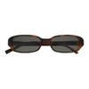 Saint Laurent Logo Acetate Rectangular Sunglasses Unisex sunglasses Tortoise 862864Y99562359