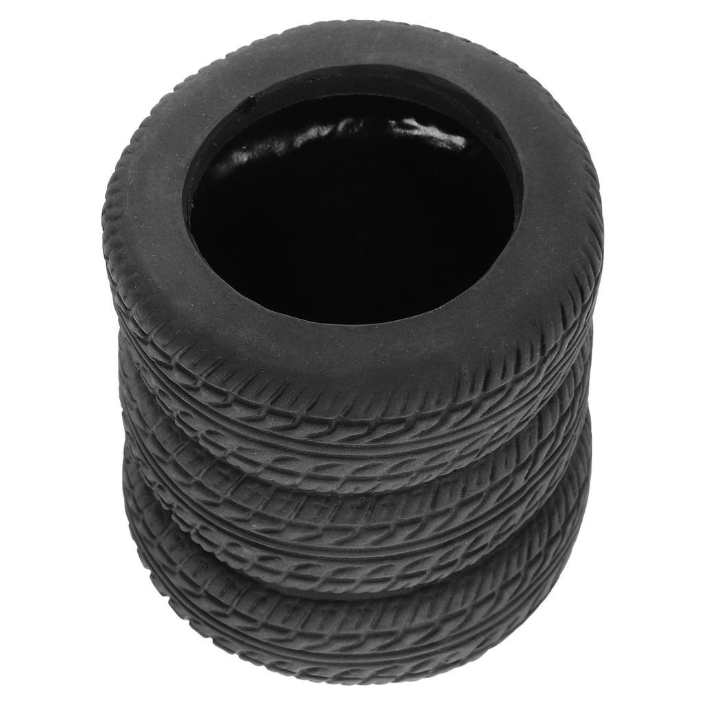 Tire Shaped Nice Holder Car Tire Pencil Holder Black Stack Stationery Accessories Desk Kids School Office Decor Christmas