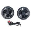 2 Pcs Cooling Vest Fan Brushless Motor Low Noise Air Conditioned Clothes Fan with DC Power Cable