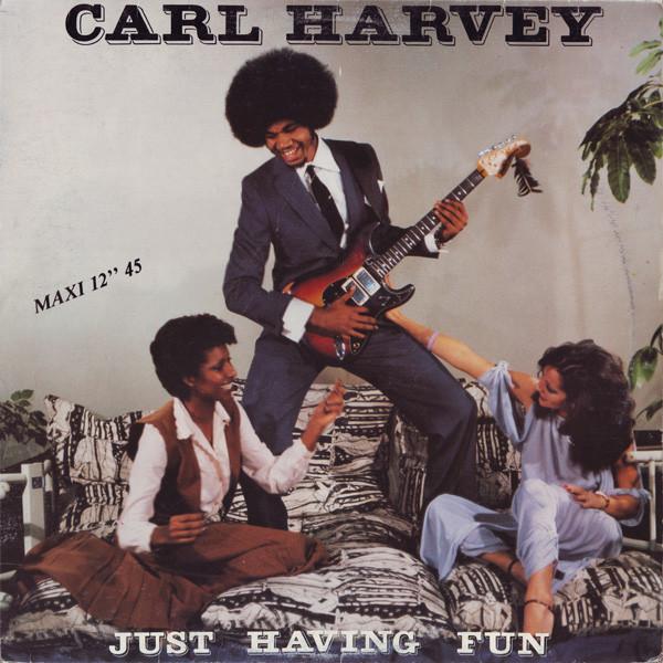 12-дюймовая пластинка CARL HARVEY Just Having Fun BPI005 Borrice Product Канада SoulFunk Б/у