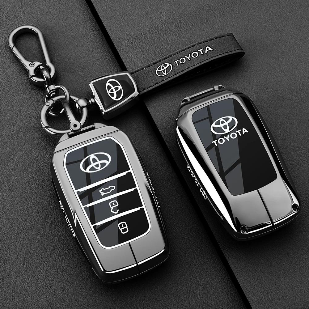 Suitable for 2024 Toyota Camry Key Set 19-24 Special Dual Engine Luxury Edition Car Metal Buckle Case for Men