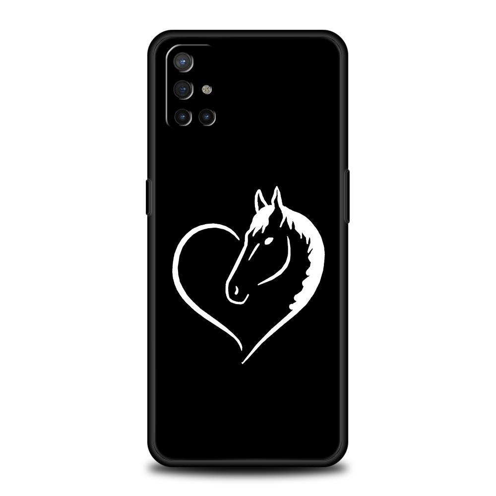 Чехол для телефона для OnePlus 12 11 10 9 Pro 9T 12R 10R 9R 9RT 10T 8T 8 7 6T 7T Nord 2T CE 2 5G N200 N10 N100 Чехол Художественный с животными Лошадь