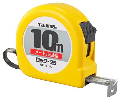 Tajima Convex 10м ширина 25мм метрическая шкала L25100BL Lock-25