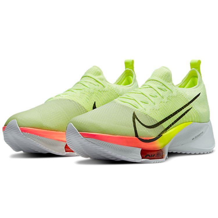 Nike Мужские кроссовки Air Zoom Tempo NEXT% Flyknit Fast Pack желтые Barely-Volt Volt CI9923-700