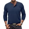 Men's Long Sleeved T-shirt Round Neck Shirt Men's Casual T-shirt