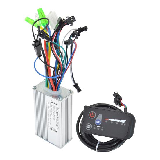 1 Set ABS Bike Panel Controller Wear Resistant High Strength Brushless Bike Speed Control Display for Electric Bike