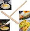 Кухонные инструменты для выпечки DIY Инструмент для теста Профессиональный аппарат для блинов Тесто для оладий Деревянная палочка для протирки Специальное кухонное снабжение для ресторанов LS