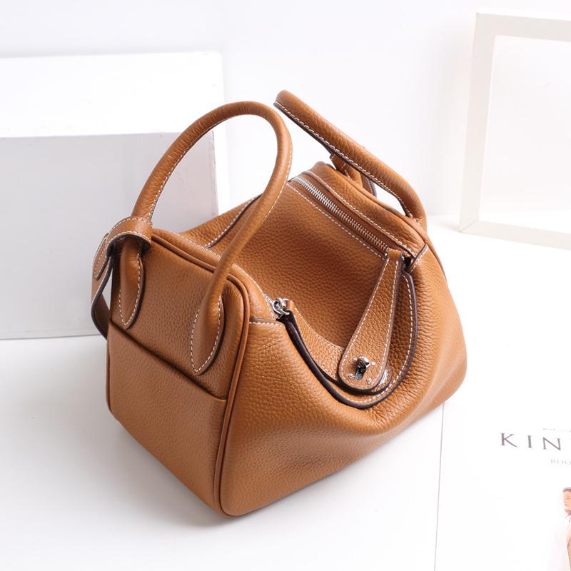 Новая женская сумка из натуральной кожи, мягкая кожа, большая сумка-подушка, сумка на одно плечо, модная докторская аптечка, сумка