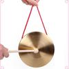 Toys With Wooden Stick Percussion instrument Hand Gong Gongs Drums Copper Cymbals Instrument Toy