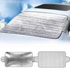 PE Pearl Cotton Car Snow Block 150x70cm - Front Windshield Sun Block for Anti-Snow and Anti-Freeze.