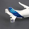 20 см Белый кит Транспортный самолет A300-600 Beluga Airlines Модель самолета Транспорт Белуга Литье из сплава Самолет Игрушка Модель