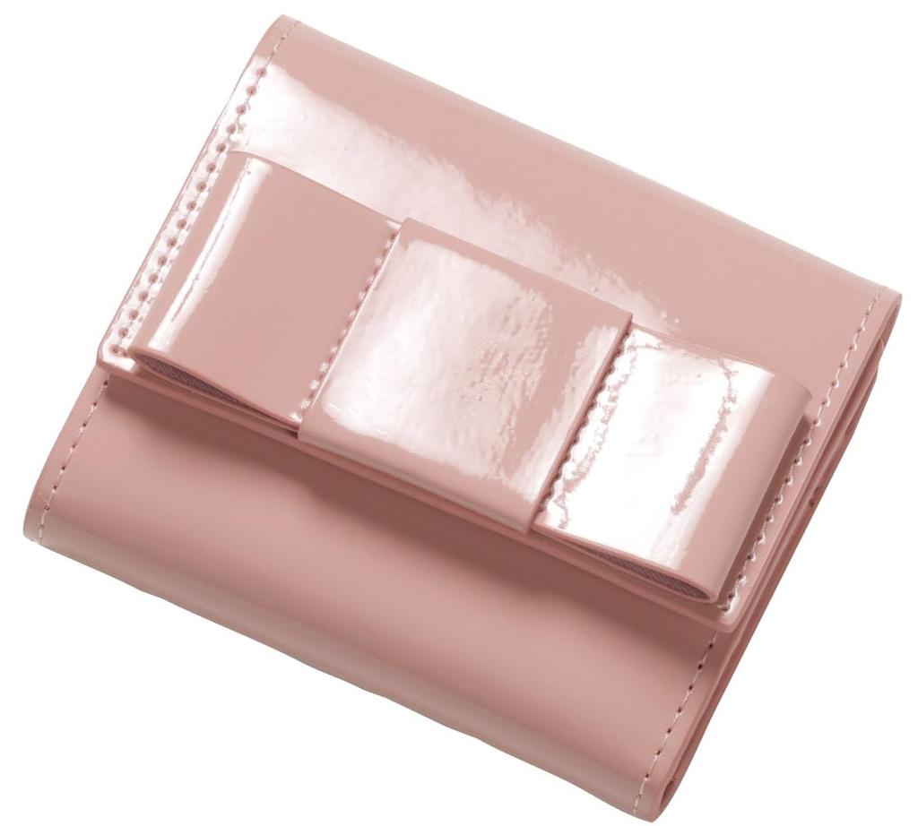 Кошелек Altro Rose Pink Ribbon, трехскладной, мини-кошелек, маленький кошелек для мелочи, отделения для карт, отделение для купюр, форма монеты в коробочке, эмаль, элегантный дизайн, 333229-16