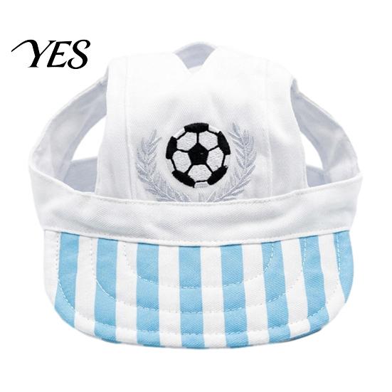 Lightweight Pet Hat Football Hat, Breathable Dog Baseball Cap, Adjustable Strap Cap with Ear Holes for Dogs Cats, Outdoor Sun Protection Themed