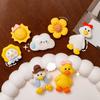3Pcs Mini Cartoon Refrigerator Stickersuitable For Coffee Shopsconvenience Storescreative Home Decoration
