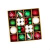44 Count Christmas Balls for Tree Decor, Shiny Hanging Ornaments Collection