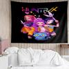Kpop Hunter2 Tapestry for Bedroom Aesthetic Classroom Tapestries Wall Hanging for Living Room Dorm Office,Ideal Creative Gift
