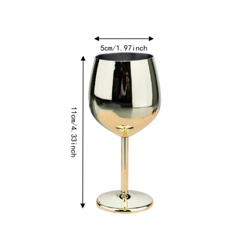 Drop-resistant Mini Stainless Steel Wine Glass 70 ML Tall Cup Durable Cocktail Cup Gift