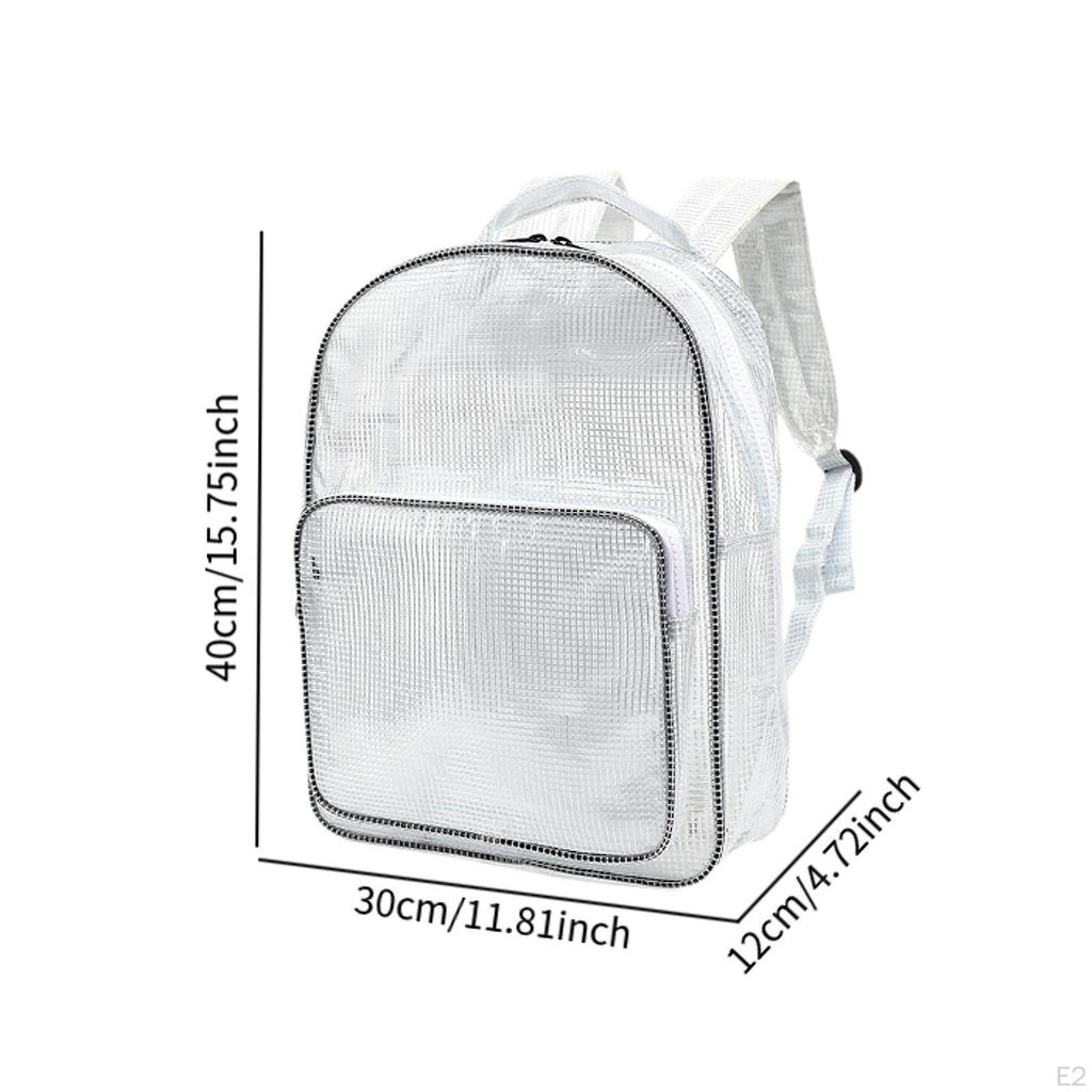 Рюкзак для инструментов Сумка инженера Сумка для работы Прозрачный ПВХ Рюкзак Дневной рюкзак для чистых помещений для строительства