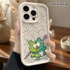 Чехол для телефона: 2D плоский дизайн, подходящий для защитного чехла iPhone 18, 17, 16, 15, 14, 13 Pro, унисекс, сшитый монстр-мишка, Рождество и Хэллоуин