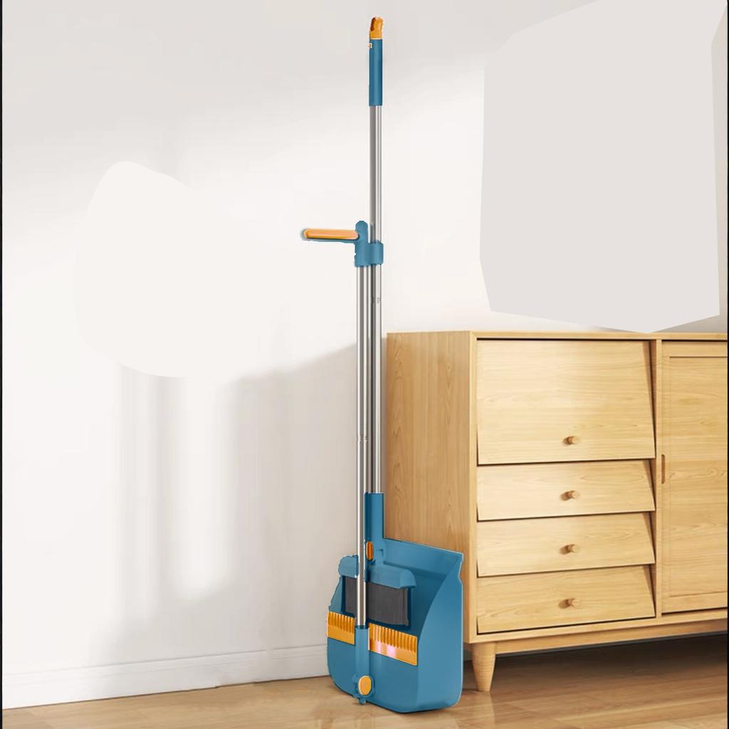 Home Cleaning Kit: Soft Bristle , Dustpan & Brush Combo - Non-Stick Hair, Ideal for Home