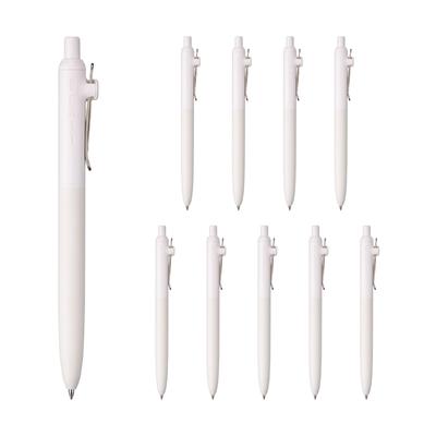 Mitsubishi Pencil Uniball ZENTO Стандартная шариковая ручка, 10 штук, 0,7 мм, на водной основе, Лен, (UBNZSC07.5310P)