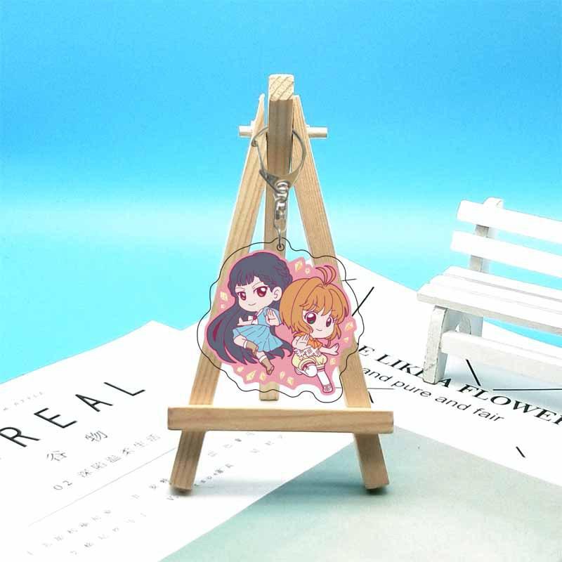 Cardcaptor Sakura Аниме Акриловый Забавный Брелок Аниме-Сувениры Подарок Девочке Брелок Подвеска на Сумку Сувенир Подвеска Украшение