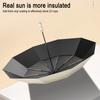 Folding Umbrella with Fan 3 Speed Adjustable USB Rechargeable UV Protection Umbrella Portable Waterproof Windproof Summer Outdoor Sun Rain Umbrella