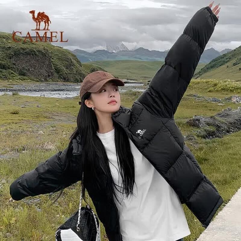 Camel Уличная водоотталкивающая пуховая куртка с капюшоном, наполнитель 600 Fill