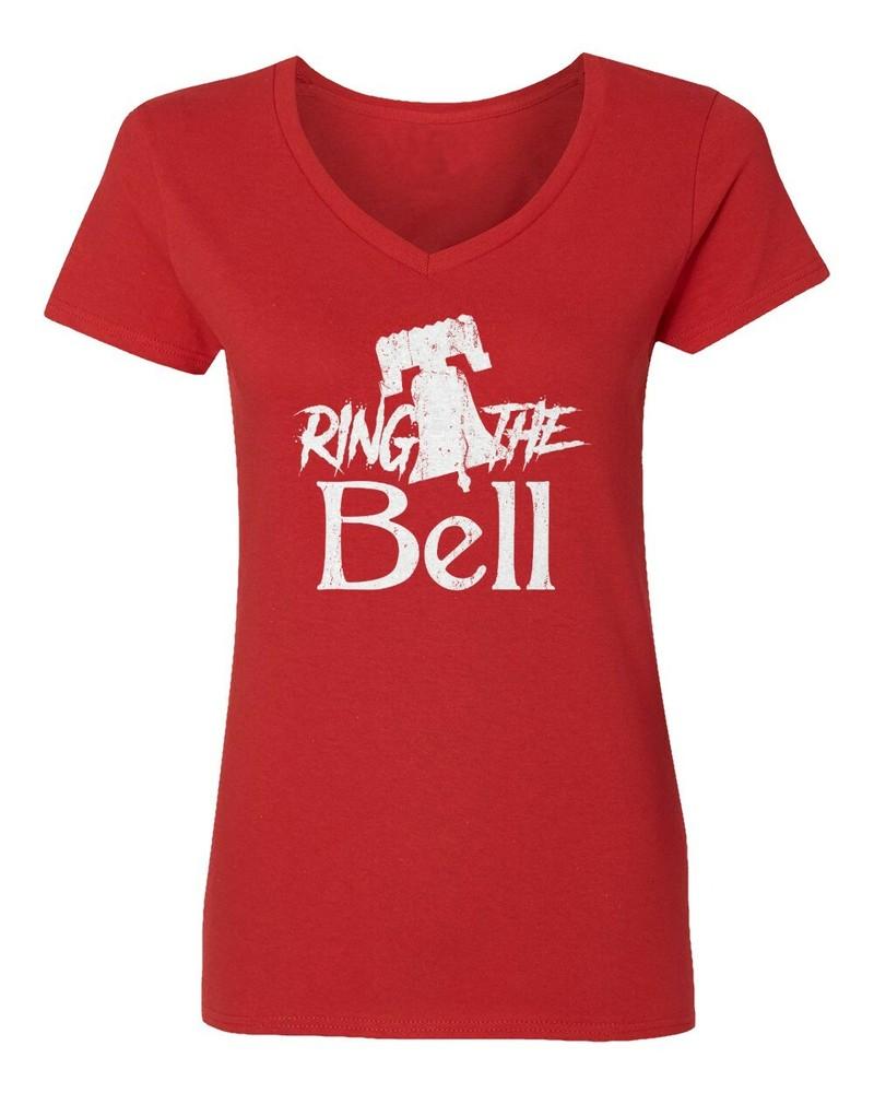 Philadelphia Phillies RING THE BELL Bryce Harper Baseball Vneck T-shirt Unisex T-Shirt