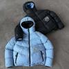 Winter Streetwear Hooded Zip-up Sweatshirt Men Women High Street Style Loose Fit