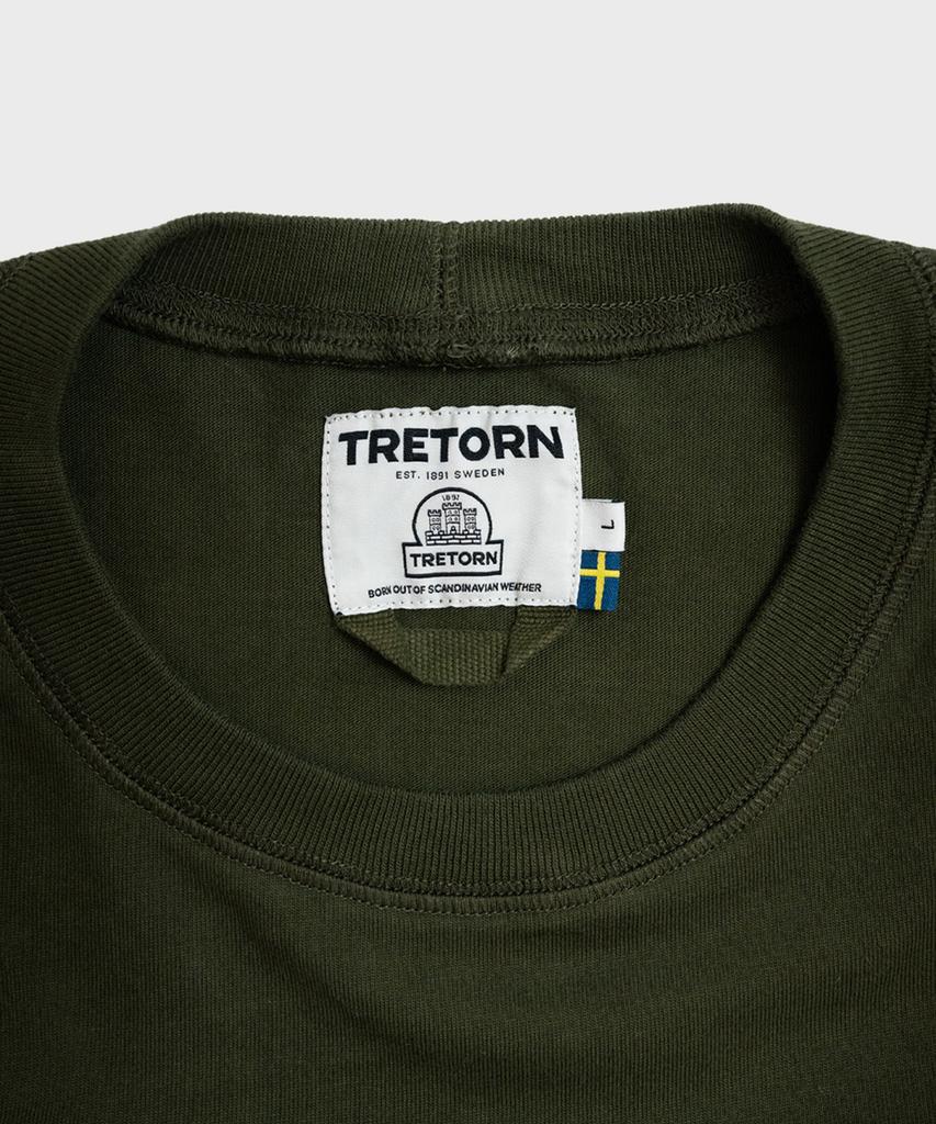 Хлопковая футболка Teuletong - Оливковый